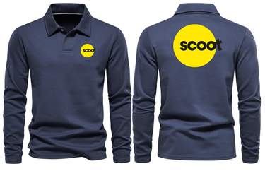 SCOOT AIRLINES LONG SLEEVE POLO